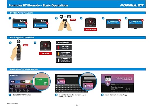 Formuler BT1 remote - Image 4
